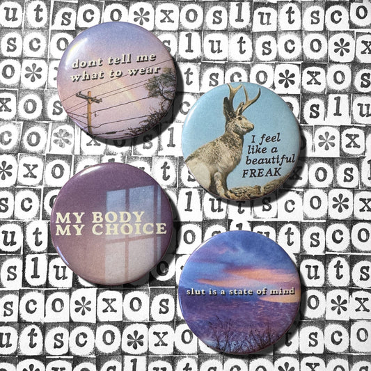 4 Pack of 2.25” Pins